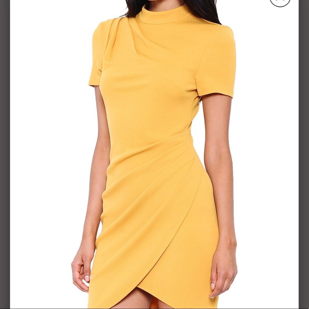 Ribbed block dress small